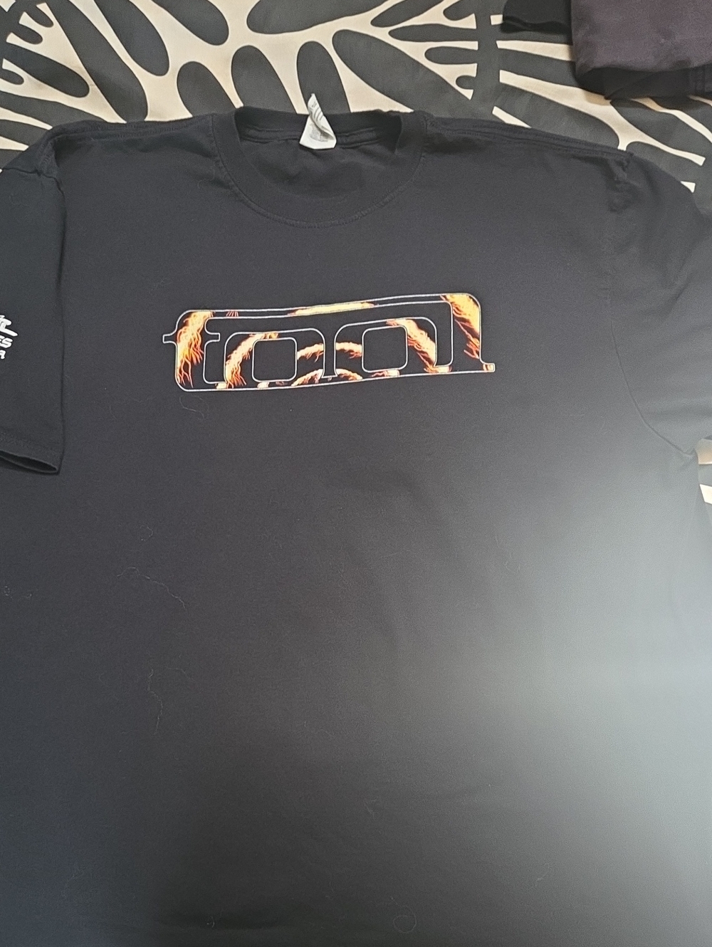 Band TOOL T Shirt, Black with Flame Logo